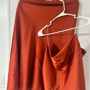 House of Harlow 1960 Rust Skirt Set